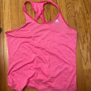 Pink Adidas tank top